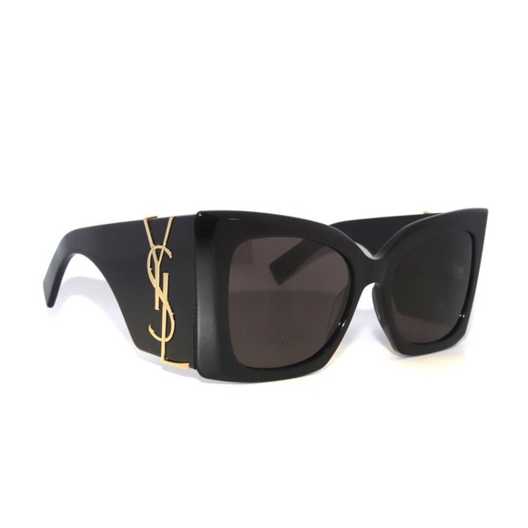 Saint Laurent Blaze SL M119 119 001 Black Gray Sunglasses main image 4